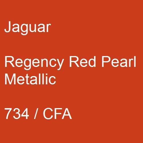 Jaguar, Regency Red Pearl Metallic, 734 / CFA.